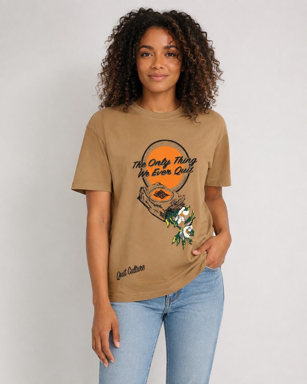 Quit Culture Collab Black Owned 19XX The Only Thing We Ever Quit Shirt Unisex XL